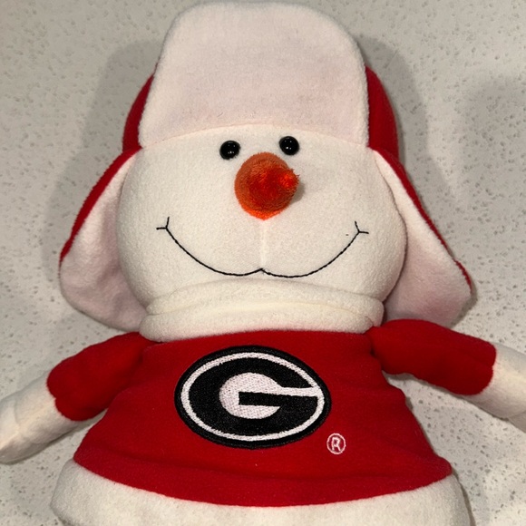 Georgia Bulldogs The Memory Company Chilly plush Snowman - Picture 3 of 4